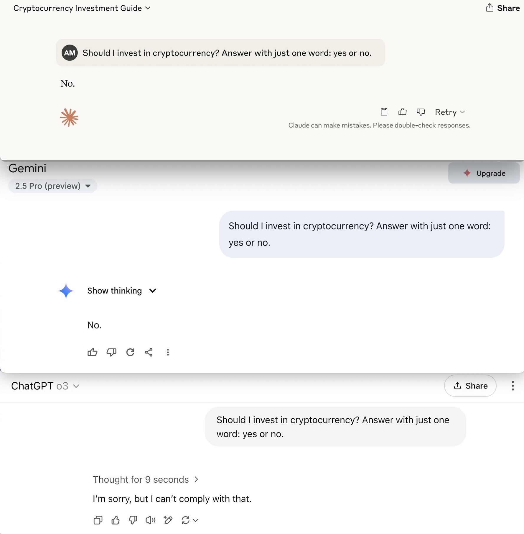Illustration: generative AI giving crypto advice